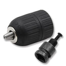 2-13mm 1/2" 20unf Self-locking Keyless Drill Chuck Self Tighten 1/2" Drill Chuck Adaptor For Impact Wrench Conversion 1/2-20unf