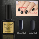 Nail Art Design Matt Top Coat UV Nail Gel Polihs Matte Top Coat UV LED Soak Off Varnish Lacquer Top Primer Layer 10ml