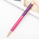Creative High Grade Metal Gold Foil Into The Water Bead Pen Gold Foil Pen Metal Signature Pen School Stationery Office Supplies