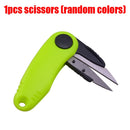 WDAIREN Quick Knot Tool Shrimp Shape Fold Fishing Scissors Telescopic Rope Kit Fishing Line Cutter Clipper Nipper Fishing Tackle