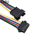 10Pairs 15cm JST SM 2P 3P 4P 5P 6P Plug Socket Male to Female Wire Connector LED Strips Lamp Driver Connectors Quick Adapter