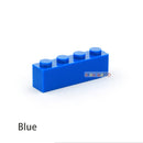 50PCS DIY Building Blocks Thick Figures Bricks 1x4 Dots Educational Creative Size Compatible With Brand Toys for Children 3010