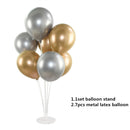 Tubes Balloons Base Holder Column Stand Confetti Latex Foil Balloon Accessories Kids Birthday Baby Shower Party Decora Supplies