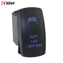 1PC 24V 20A Car Boat Rocker Switch 12V Waterproof Lighted Rocker Toggle Switch ON Off 5 Pin For Marine ATV RZR RV Auto Truck