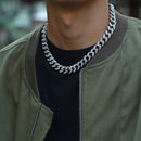 13mm Iced Out Cuban Necklace Chain Hip Hop Jewelry Choker Gold Silver Color Rhinestone CZ Clasp for Mens Rapper Necklaces Link