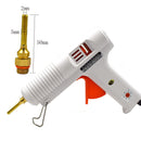 Chanseon 150W EU/US Hot Melt Glue Gun Smart Adjustable Temperature Copper Nozzle Heater Muzzle Diameter 11mm Craft Repair Tool