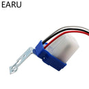 Automatic On Off Photocell Street Lamp Light Switch Controller DC AC 220V 50-60Hz 10A Photo Control Photoswitch Sensor Switch