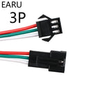 10Pairs 15cm JST SM 2P 3P 4P 5P 6P Plug Socket Male to Female Wire Connector LED Strips Lamp Driver Connectors Quick Adapter