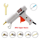 Chanseon 150W EU/US Hot Melt Glue Gun Smart Adjustable Temperature Copper Nozzle Heater Muzzle Diameter 11mm Craft Repair Tool