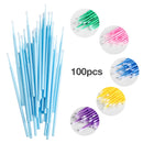 100Pcs/bag Disposable MicroBrush Eyelashes Brush Extension Individual Lash Removing Swab Micro Brush For Eyelash Extension Tools
