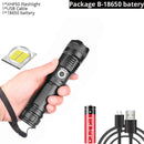 Drop Shipping xhp50.3most powerful flashlight 5 Modes usb Zoom led torch xhp50 18650 or 26650 battery Best Camping, Outdoor