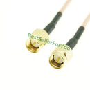 RG316 RG174 Cable SMA Male To SMA Male Female Nut Bulkhead Extension Coax Jumper Pigtail