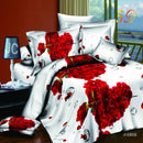 Home textiles cotton Leopard grain rose 3D bedding sets King size 4 Pcs of duvet cover bed sheet pillowcase bedclothes