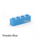 50PCS DIY Building Blocks Thick Figures Bricks 1x4 Dots Educational Creative Size Compatible With Brand Toys for Children 3010