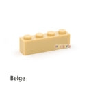 50PCS DIY Building Blocks Thick Figures Bricks 1x4 Dots Educational Creative Size Compatible With Brand Toys for Children 3010