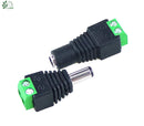 5 Set 10 pcs Cameras 2.1mm x 5.5mm Female Male DC Power Plug Adapter Female Plug Jack Adapter Connector Male Plug Socket green