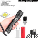 Drop Shipping xhp50.3most powerful flashlight 5 Modes usb Zoom led torch xhp50 18650 or 26650 battery Best Camping, Outdoor