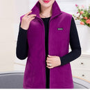 UHYTGF 2022 New Fleece Women Vests Autumn Korean Loose Size Sleeveless Jacket Ladies Fashion Zipper Casual Waistcoat Female 442