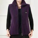 UHYTGF 2022 New Fleece Women Vests Autumn Korean Loose Size Sleeveless Jacket Ladies Fashion Zipper Casual Waistcoat Female 442