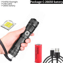 Drop Shipping xhp50.3most powerful flashlight 5 Modes usb Zoom led torch xhp50 18650 or 26650 battery Best Camping, Outdoor