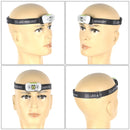 Mini Rechargeable LED Headlamp Body Motion Sensor Headlight Camping Flashlight Head Light Torch Lamp With USB