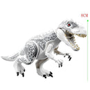 Locking Blocks Jurassic Dinosaurs Tyrannosaurus Rex Wyvern Velociraptor Stegosaurus Building Blocks Toys For Children Dinosaur