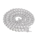 13mm Iced Out Cuban Necklace Chain Hip Hop Jewelry Choker Gold Silver Color Rhinestone CZ Clasp for Mens Rapper Necklaces Link