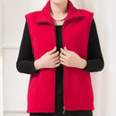 UHYTGF 2022 New Fleece Women Vests Autumn Korean Loose Size Sleeveless Jacket Ladies Fashion Zipper Casual Waistcoat Female 442