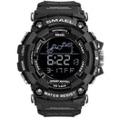 SMAEL Mens Watch Military Waterproof Sport WristWatch Digital Stopwatches For Men 1802 Military Electronic Watches Male Clock