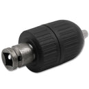 2-13mm 1/2" 20unf Self-locking Keyless Drill Chuck Self Tighten 1/2" Drill Chuck Adaptor For Impact Wrench Conversion 1/2-20unf