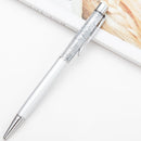 Creative High Grade Metal Gold Foil Into The Water Bead Pen Gold Foil Pen Metal Signature Pen School Stationery Office Supplies