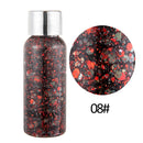Eye Glitter Nail Hair Body Face Glitter Gel Art Flash Heart Loose Sequins Cream Festival Glitter Decoration Party Festival