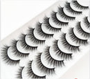 NEW 10 Pairs Natural False Eyelashes Fake Lashes Long Makeup 3d Mink Lashes Extension Eyelash Mink Eyelashes for Beauty 54