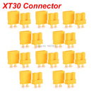 5/ 10 Pairs XT30 XT30U XT60 XT60H XT90 EC2 EC3 EC5 T Plug Battery Connector Set Male Female Gold Plated Banana Plug for RC Parts