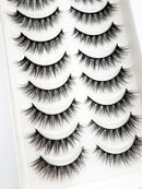 NEW 10 Pairs Natural False Eyelashes Fake Lashes Long Makeup 3d Mink Lashes Extension Eyelash Mink Eyelashes for Beauty 54