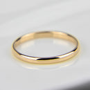 Letdiffery Smooth Stainless Steel Couple Rings Gold Simple 4MM Women Men Lovers Wedding Jewelry Engagement Gifts