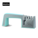 Knife Sharpener 4 in 1 Diamond Coated&Fine Rod Knife Shears and Scissors Sharpening stone System Stainless Steel Blades