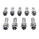 5/8" GX16 Aviation Circular Connector 2Pin3pin4pin 5pin6pin7pin8pin9pin10pin Male & Female Diameter 16mm L73 RS765 DF16 M16