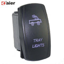 1PC 24V 20A Car Boat Rocker Switch 12V Waterproof Lighted Rocker Toggle Switch ON Off 5 Pin For Marine ATV RZR RV Auto Truck