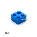 60pcs DIY Building Blocks Thick Figures Bricks 2x2 Dots Educational Creative Size Compatible With 3003 Plastic Toys for Children