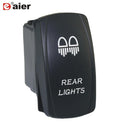1PC 24V 20A Car Boat Rocker Switch 12V Waterproof Lighted Rocker Toggle Switch ON Off 5 Pin For Marine ATV RZR RV Auto Truck
