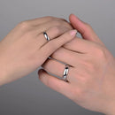 Letdiffery Smooth Stainless Steel Couple Rings Gold Simple 4MM Women Men Lovers Wedding Jewelry Engagement Gifts