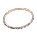 L003 CZ Crystal Bracelet Bangle Stretch Bling Single Row Rhinestones Bracelets For Women Elasticity Wedding Bridal Gift Jewelry