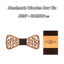 Mahoosive New Floral Wood Bow Ties for Men Bowtie Hollow Butterflies Wedding suit wooden bowtie Shirt krawatte Bowknots Slim tie