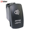 1PC 24V 20A Car Boat Rocker Switch 12V Waterproof Lighted Rocker Toggle Switch ON Off 5 Pin For Marine ATV RZR RV Auto Truck