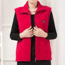UHYTGF 2022 New Fleece Women Vests Autumn Korean Loose Size Sleeveless Jacket Ladies Fashion Zipper Casual Waistcoat Female 442