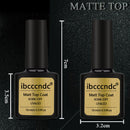 Nail Art Design Matt Top Coat UV Nail Gel Polihs Matte Top Coat UV LED Soak Off Varnish Lacquer Top Primer Layer 10ml