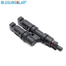 IP67 2 to 1 T Branch PV Connector TUV approved FFM or MMF 100% PP0 2.5mm sq~6.0mm TF0168
