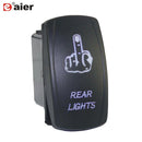 1PC 24V 20A Car Boat Rocker Switch 12V Waterproof Lighted Rocker Toggle Switch ON Off 5 Pin For Marine ATV RZR RV Auto Truck