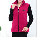 UHYTGF 2022 New Fleece Women Vests Autumn Korean Loose Size Sleeveless Jacket Ladies Fashion Zipper Casual Waistcoat Female 442